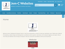 Tablet Screenshot of jemcwebs.com